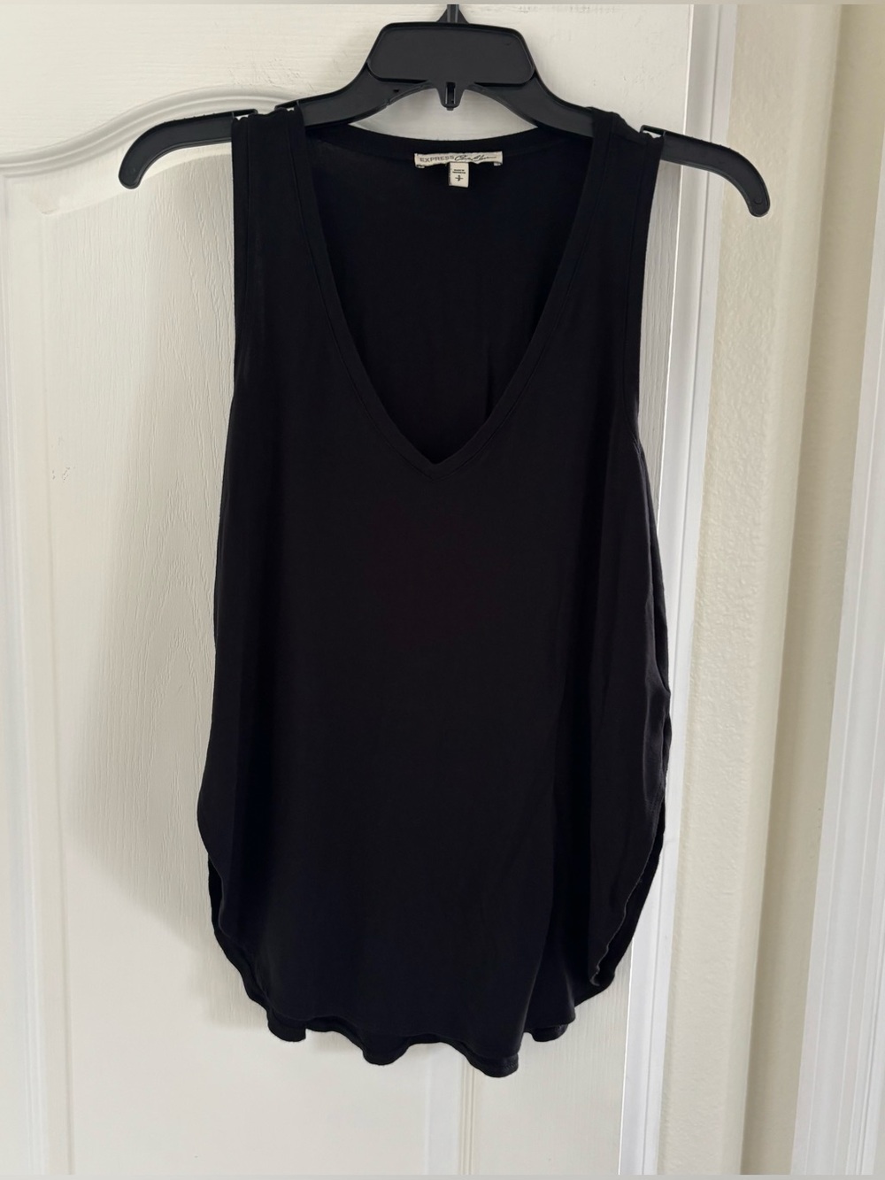 Women’s Black V-Neck Tank Top - Women